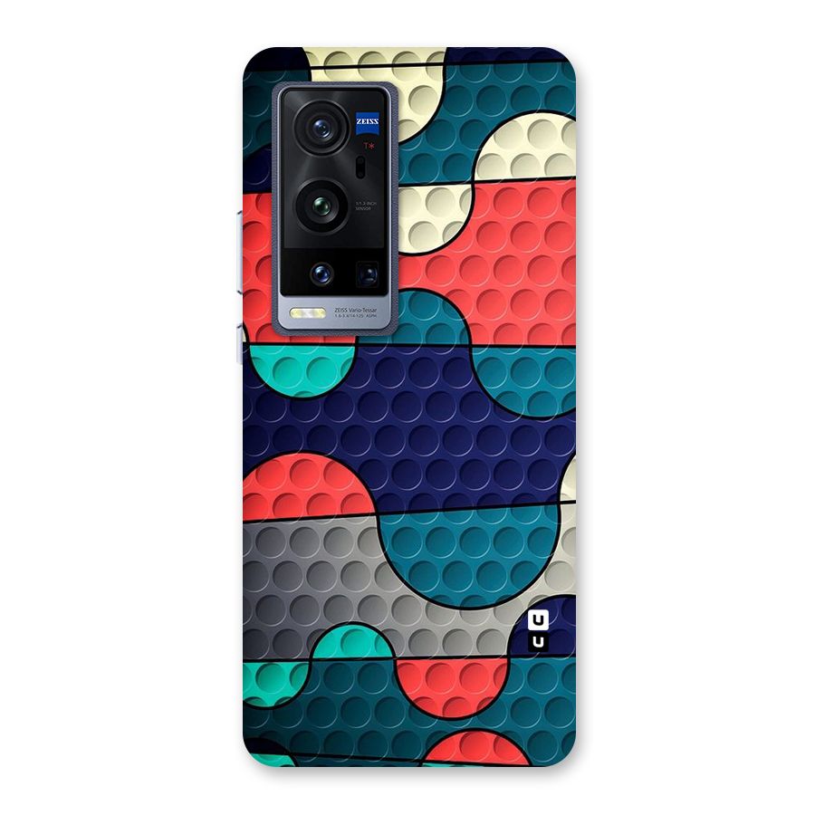 Colorful Puzzle Design Back Case for Vivo X60 Pro Plus