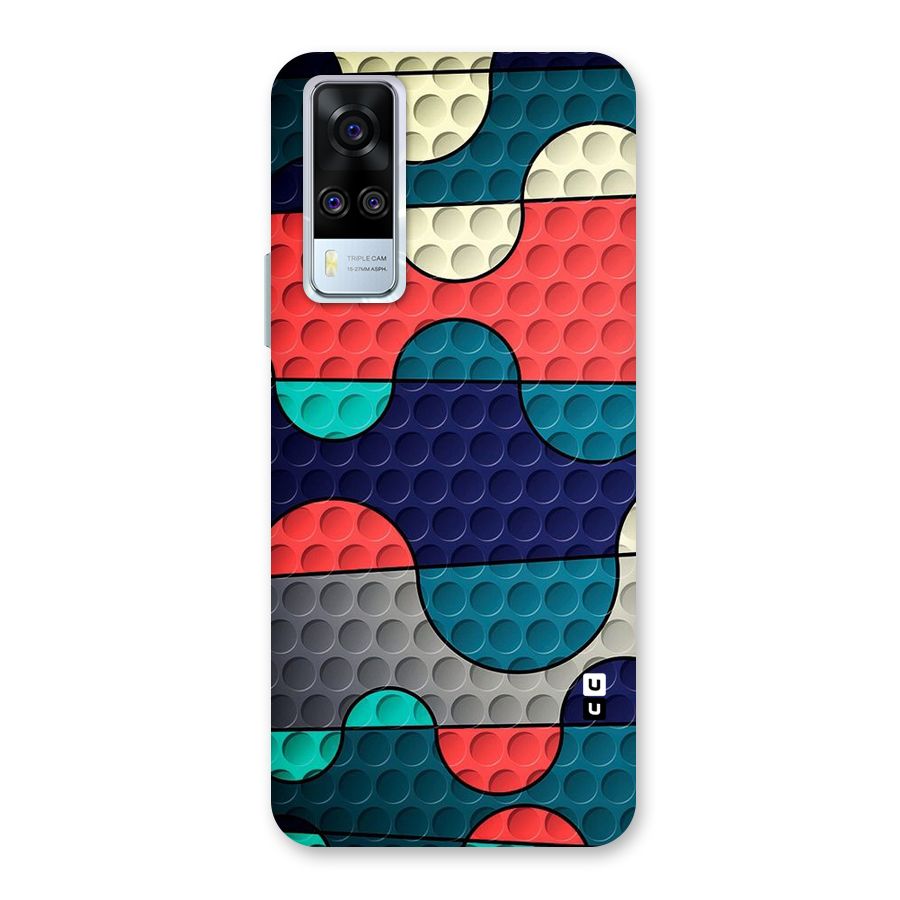 Colorful Puzzle Design Back Case for Vivo Y31