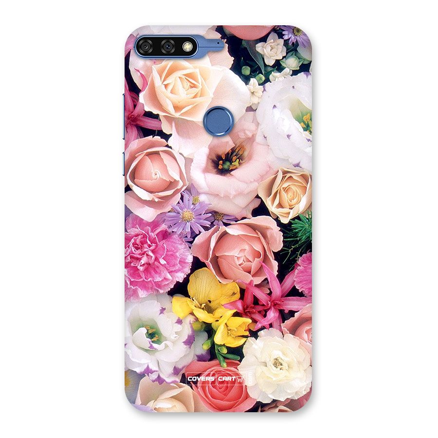 Colorful Roses Back Case for Honor 7C