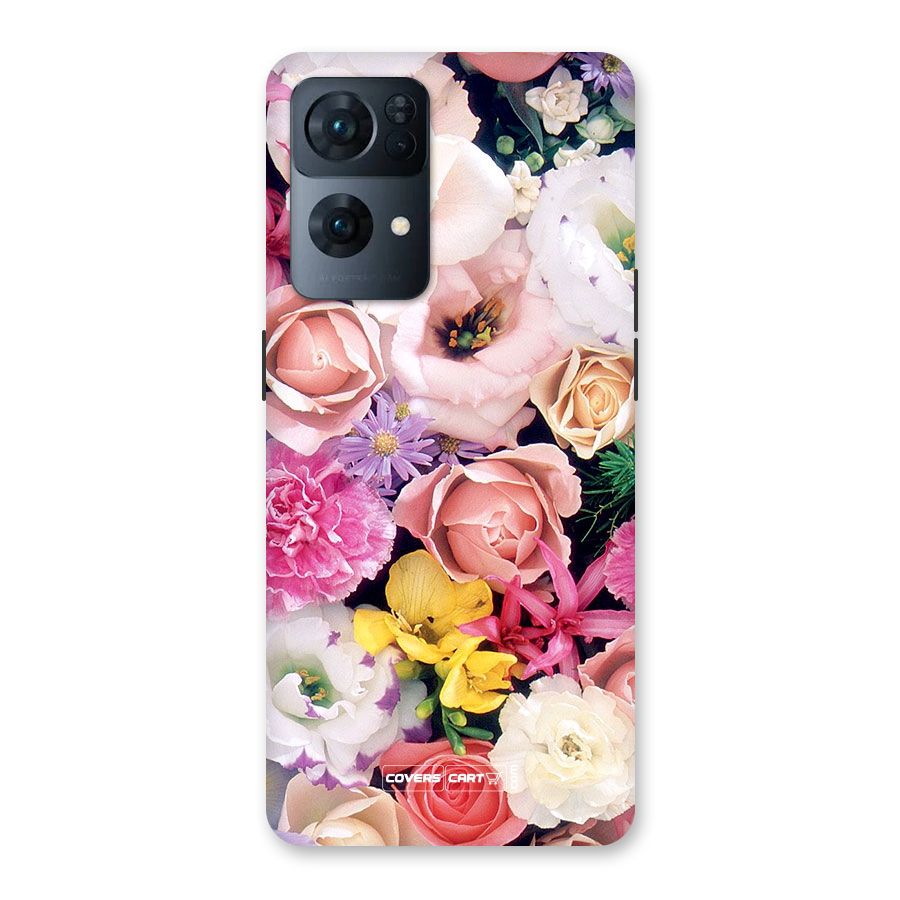 Colorful Roses Back Case for Oppo Reno7 Pro 5G