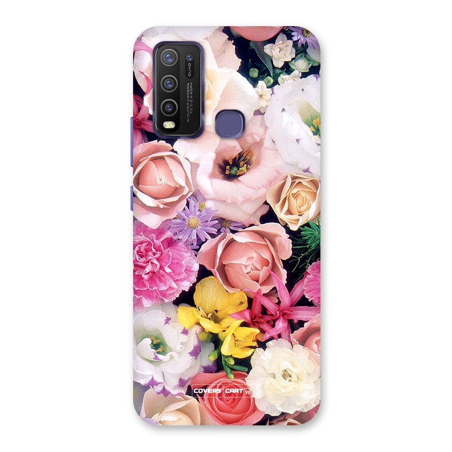 Colorful Roses Back Case for Vivo Y30