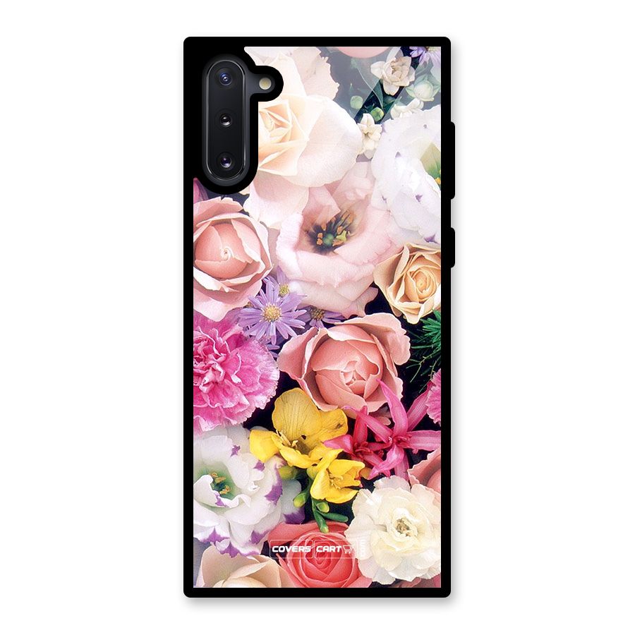 Colorful Roses Glass Back Case for Galaxy Note 10