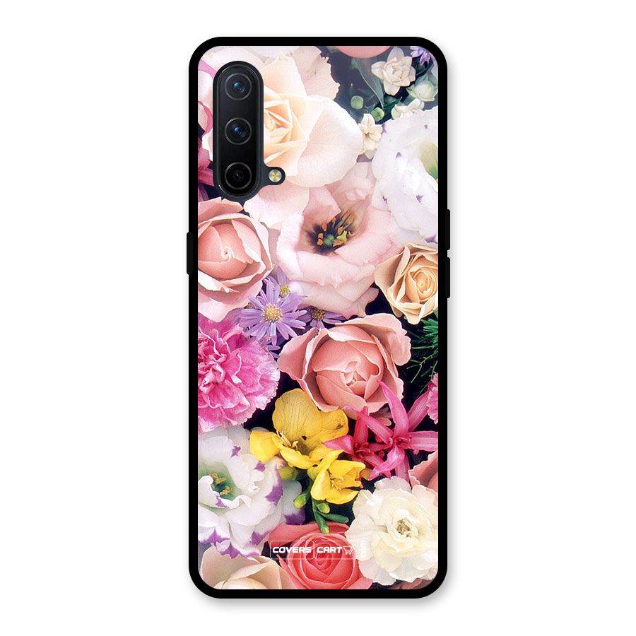 Colorful Roses Glass Back Case for OnePlus Nord CE 5G