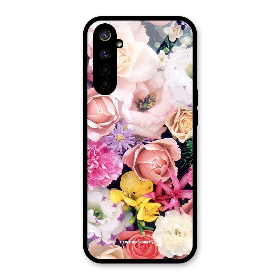 Colorful Roses Glass Back Case for Realme 6i