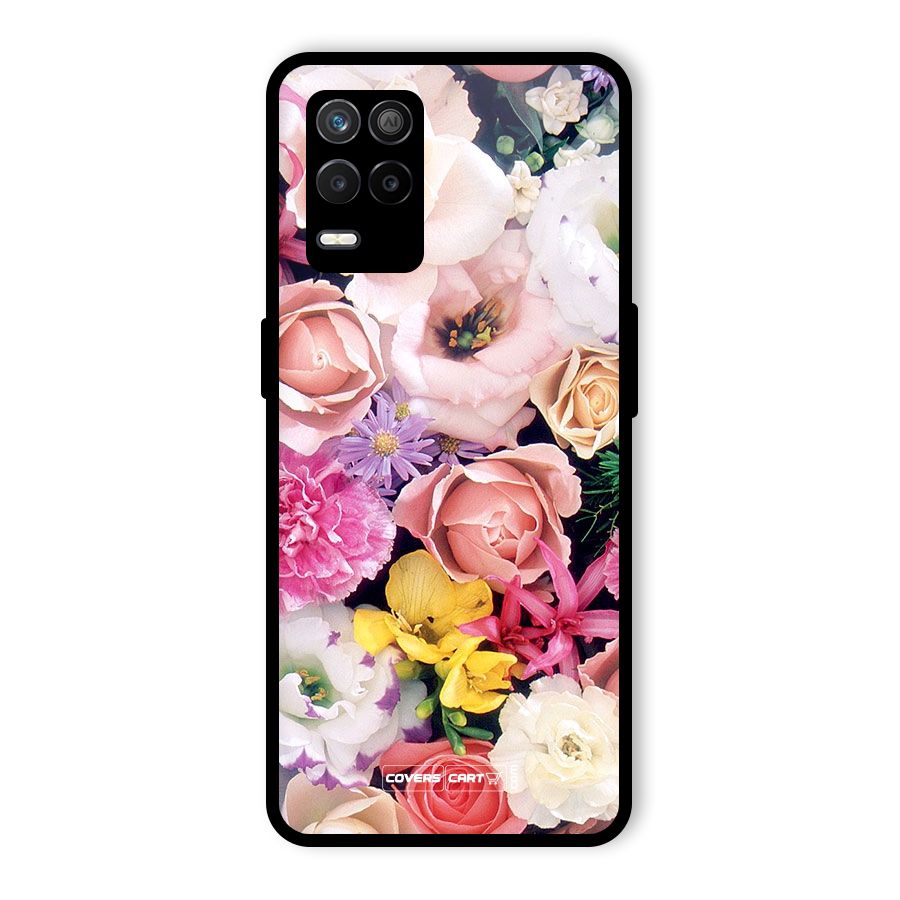 Colorful Roses Glass Back Case for Realme 9 5G