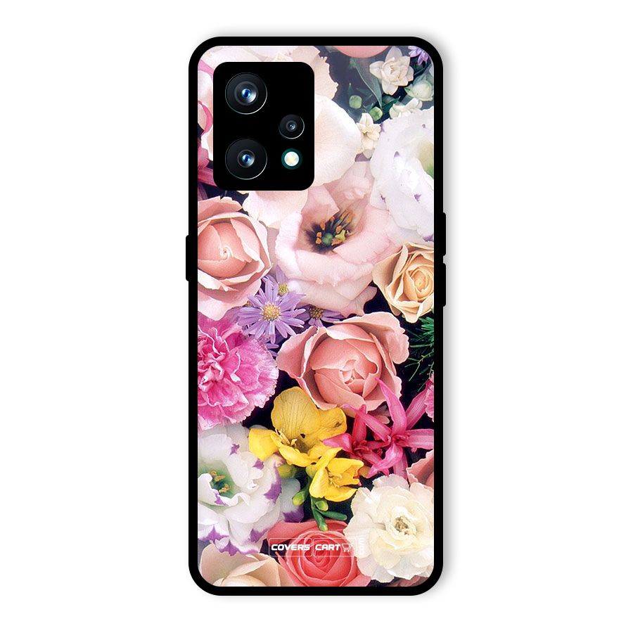 Colorful Roses Glass Back Case for Realme 9 Pro Plus 5G