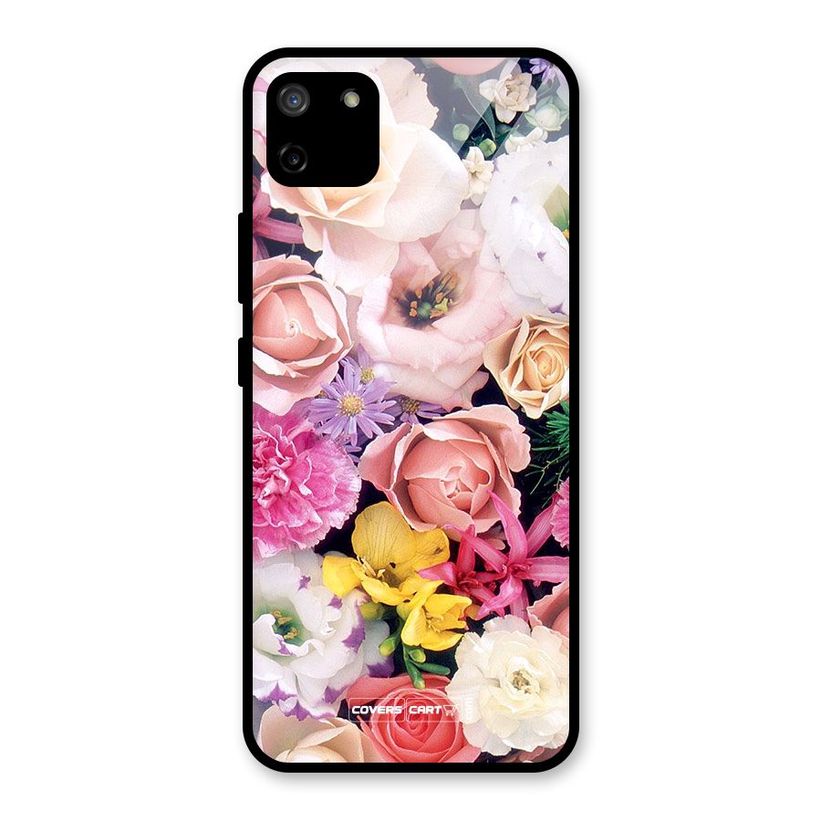 Colorful Roses Glass Back Case for Realme C11