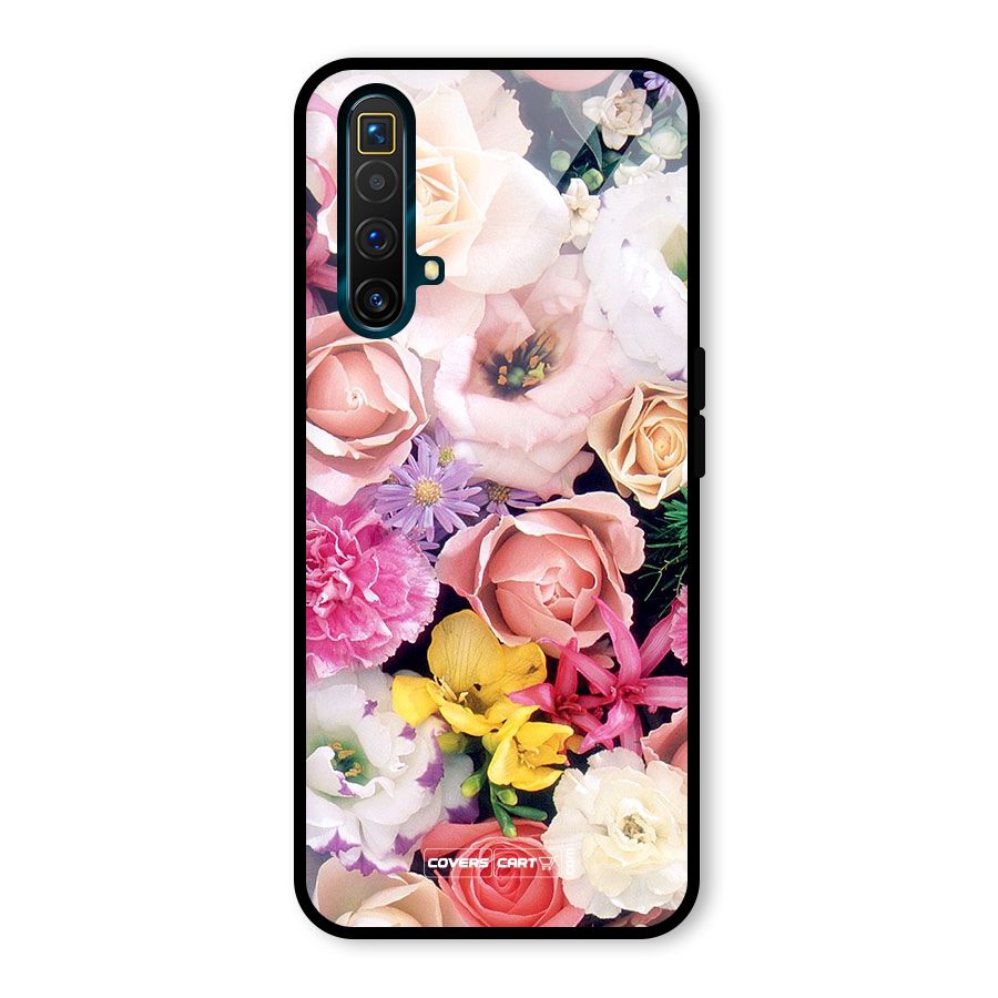 Colorful Roses Glass Back Case for Realme X3 SuperZoom