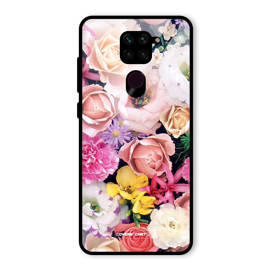 Colorful Roses Glass Back Case for Redmi Note 9