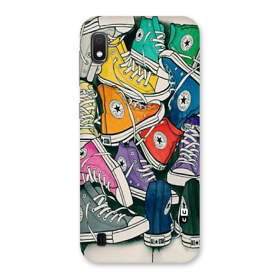 Colorful Shoes Back Case for Galaxy A10