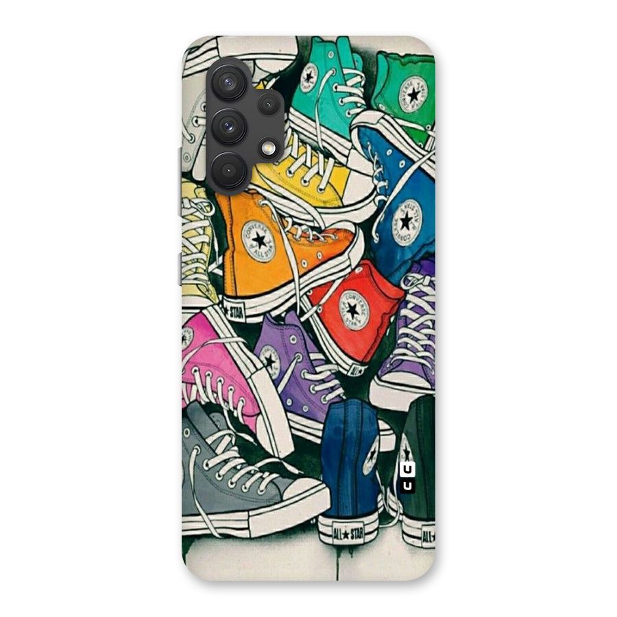 Colorful Shoes Back Case for Galaxy A32