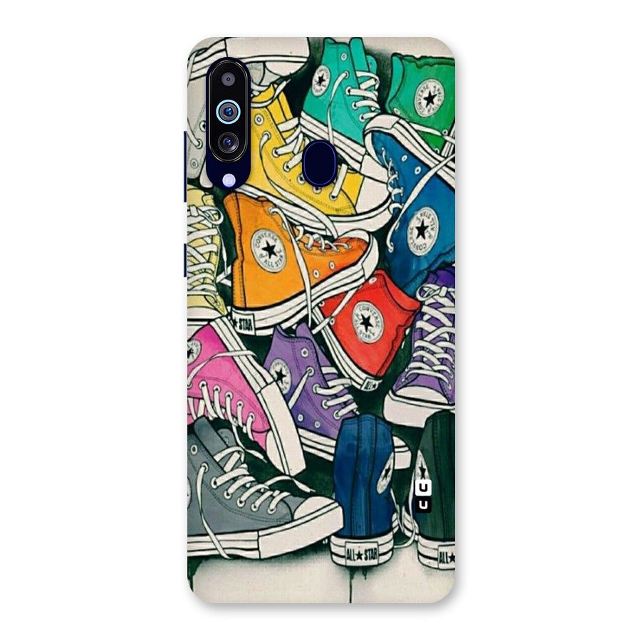 Colorful Shoes Back Case for Galaxy A60