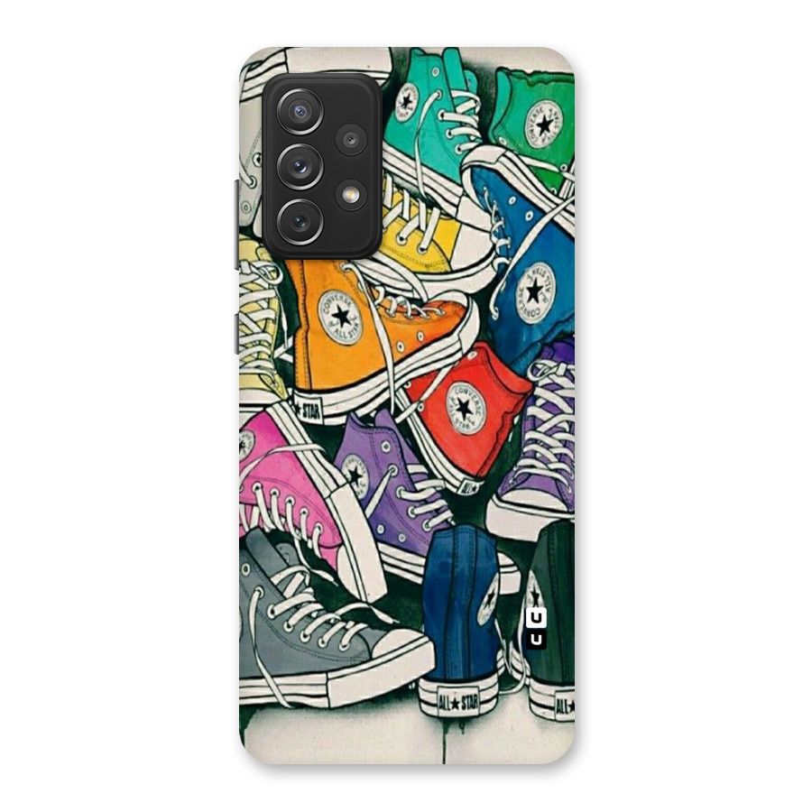Colorful Shoes Back Case for Galaxy A72