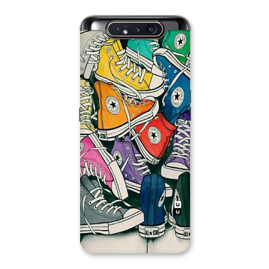 Colorful Shoes Back Case for Galaxy A80