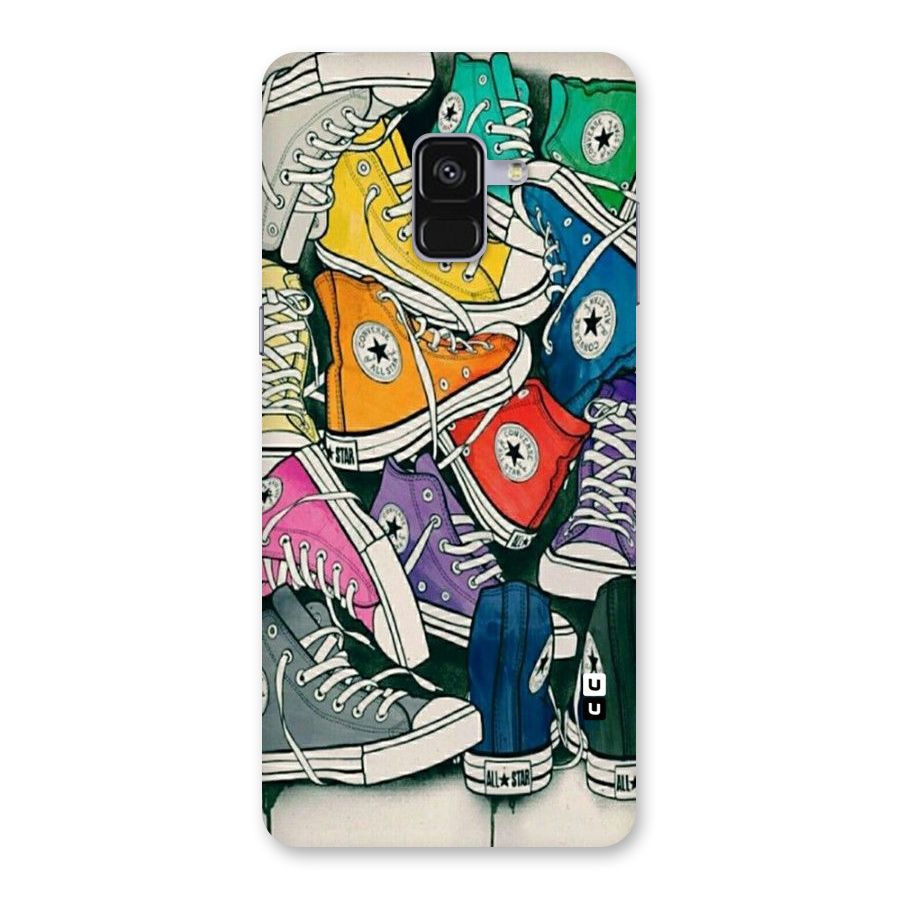 Colorful Shoes Back Case for Galaxy A8 Plus