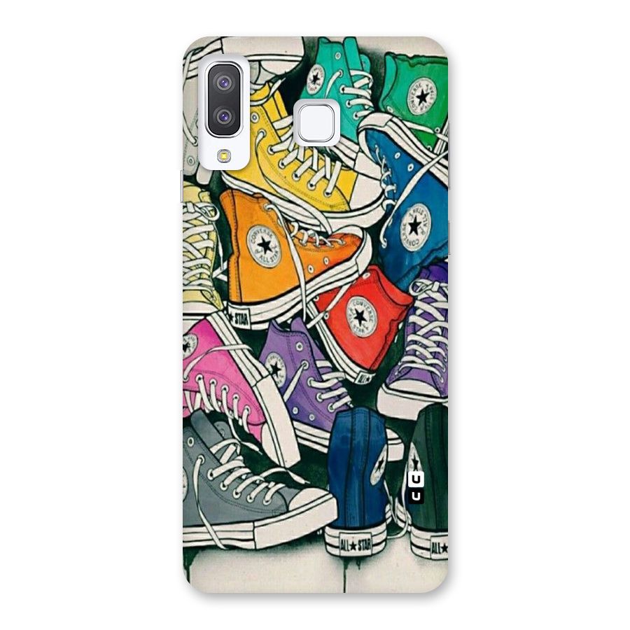 Colorful Shoes Back Case for Galaxy A8 Star
