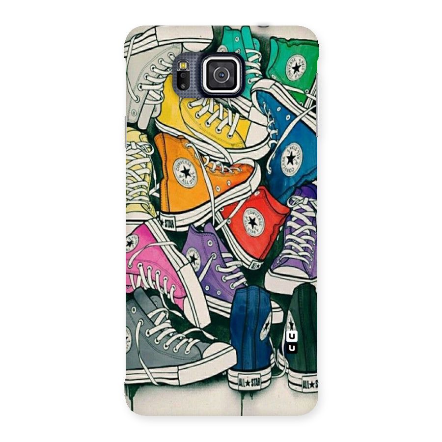 Colorful Shoes Back Case for Galaxy Alpha