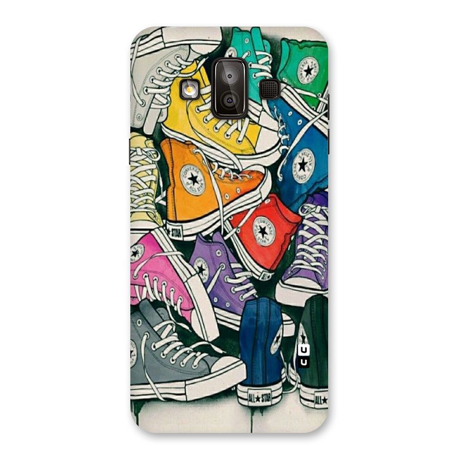 Colorful Shoes Back Case for Galaxy J7 Duo