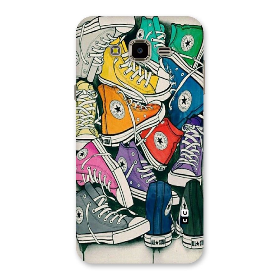 Colorful Shoes Back Case for Galaxy J7 Nxt