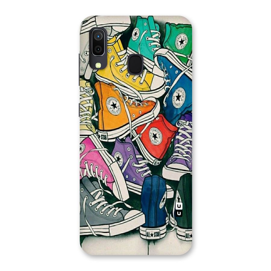 Colorful Shoes Back Case for Galaxy M10s
