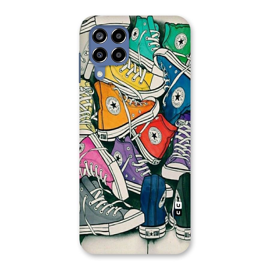 Colorful Shoes Back Case for Galaxy M53 5G