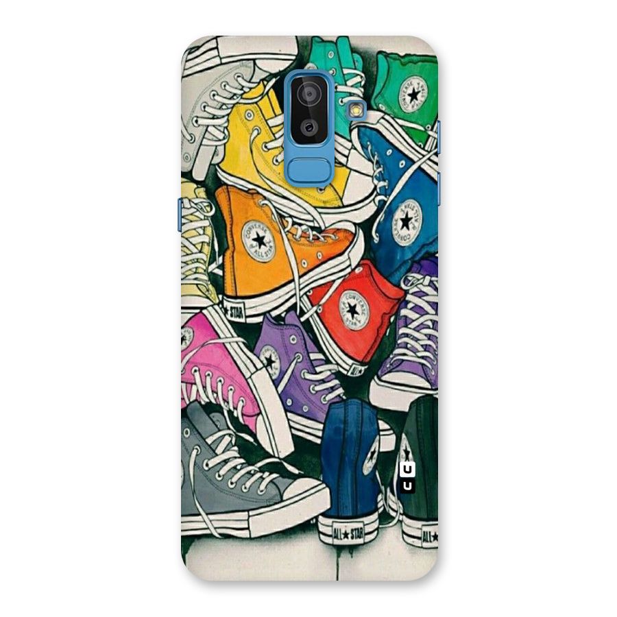 Colorful Shoes Back Case for Galaxy On8 (2018)