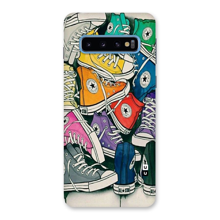 Colorful Shoes Back Case for Galaxy S10