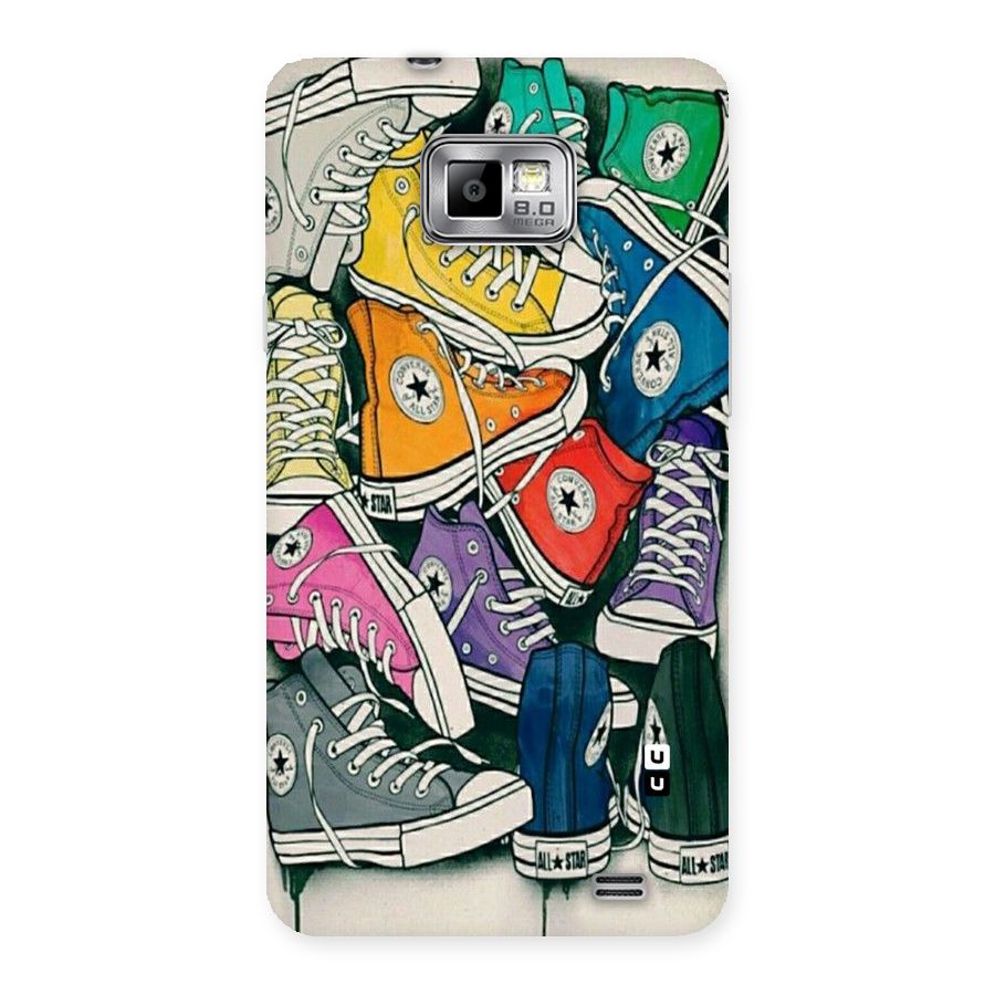 Colorful Shoes Back Case for Galaxy S2