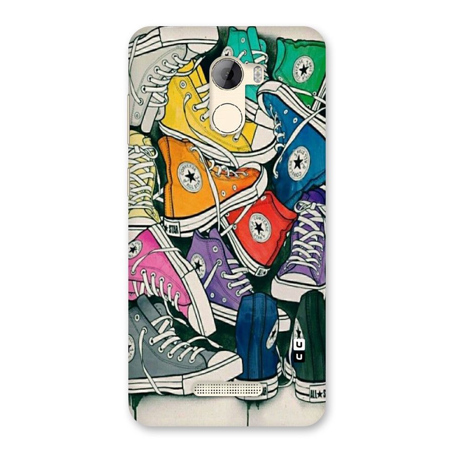 Colorful Shoes Back Case for Gionee A1 LIte