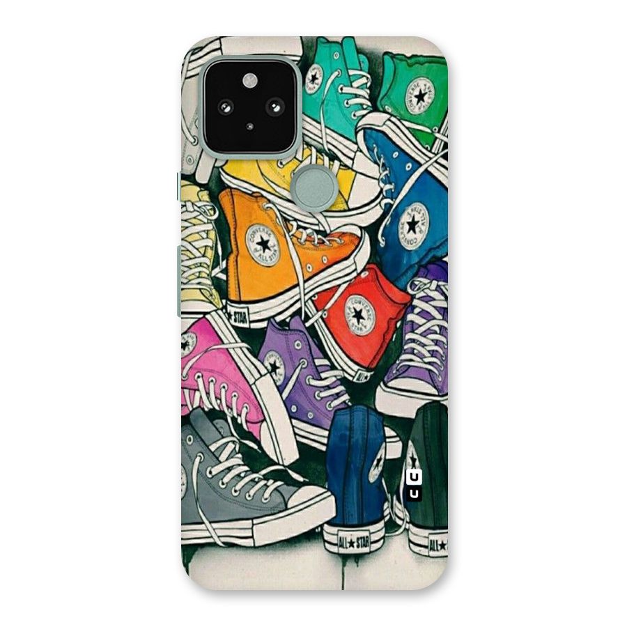 Colorful Shoes Back Case for Google Pixel 5