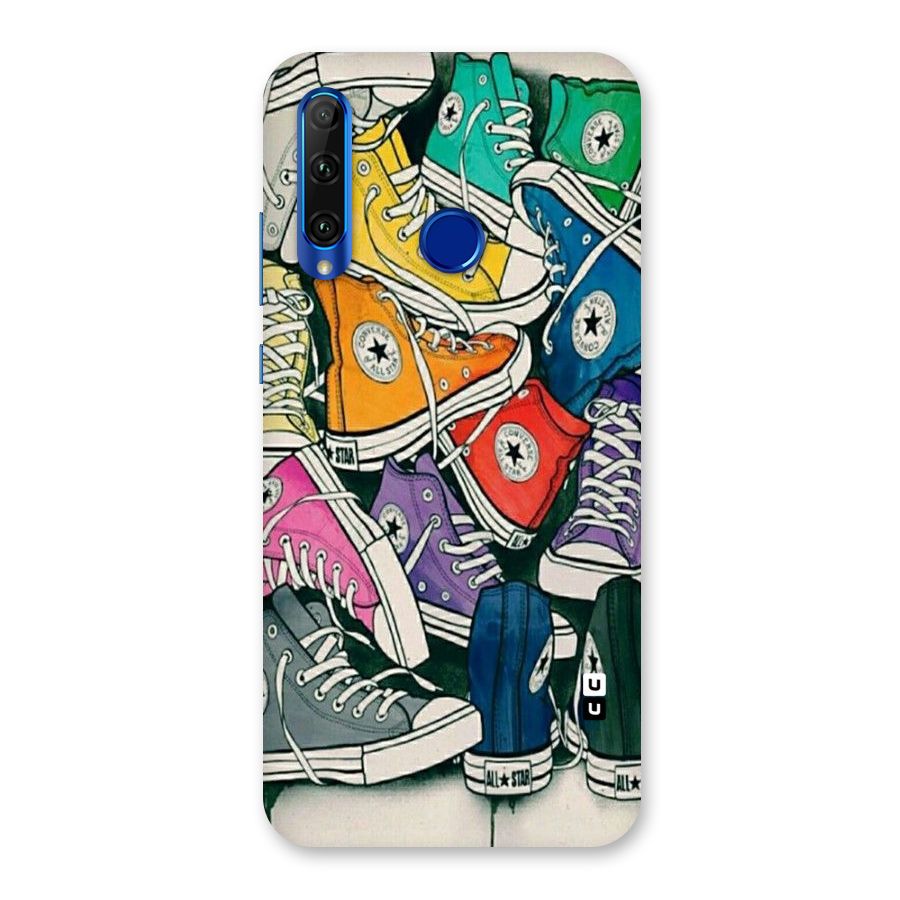 Colorful Shoes Back Case for Honor 20i