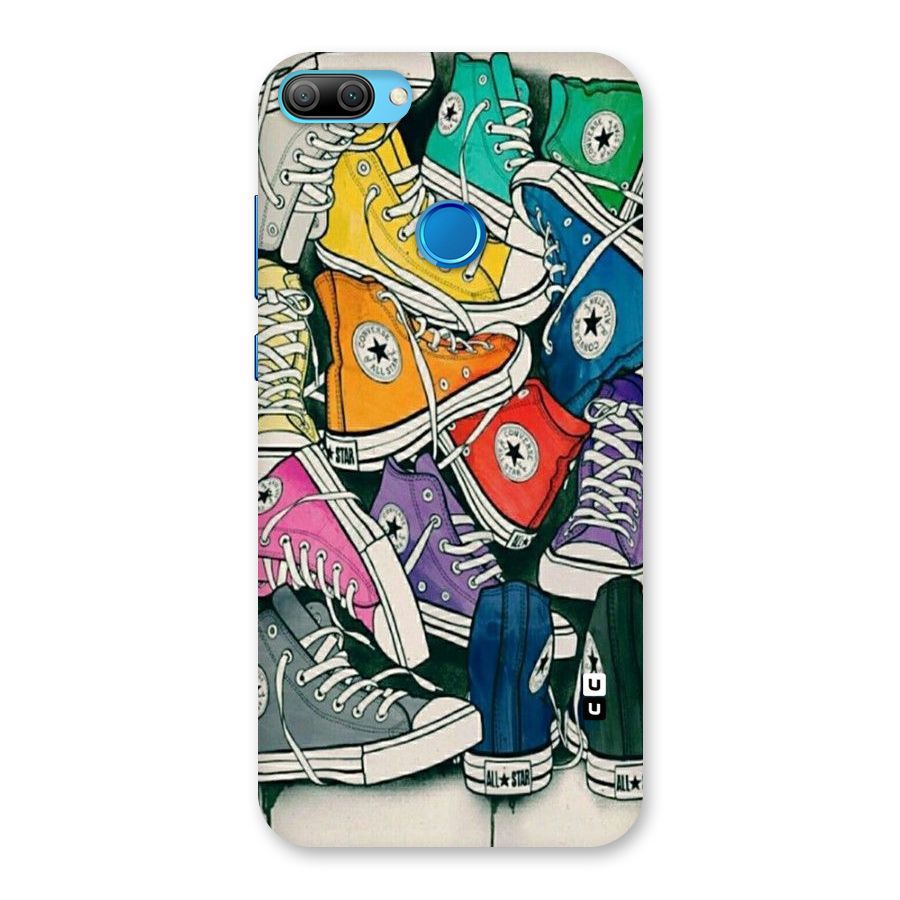 Colorful Shoes Back Case for Honor 9N