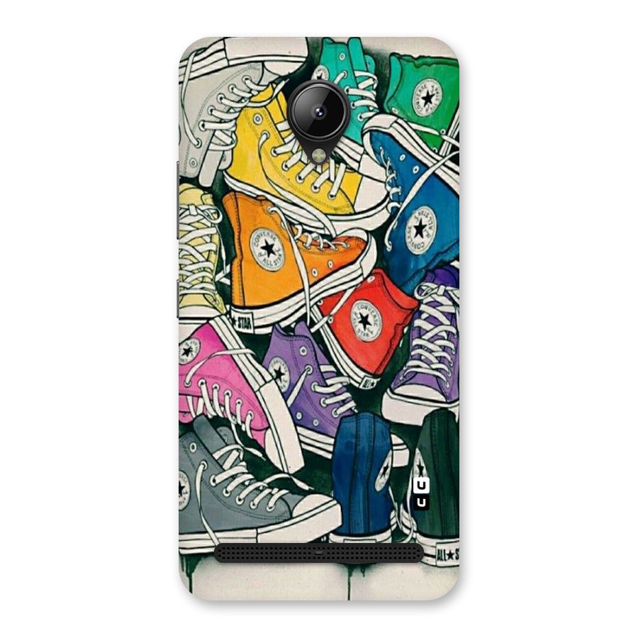 Colorful Shoes Back Case for Lenovo C2