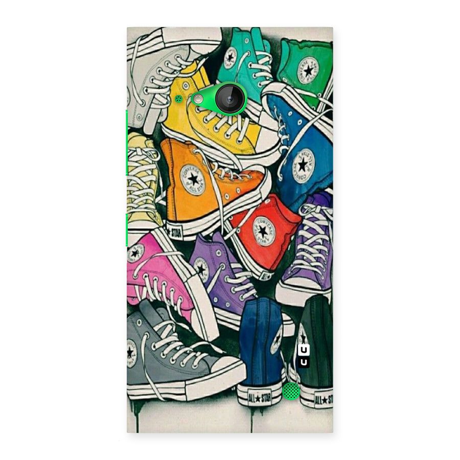 Colorful Shoes Back Case for Lumia 730