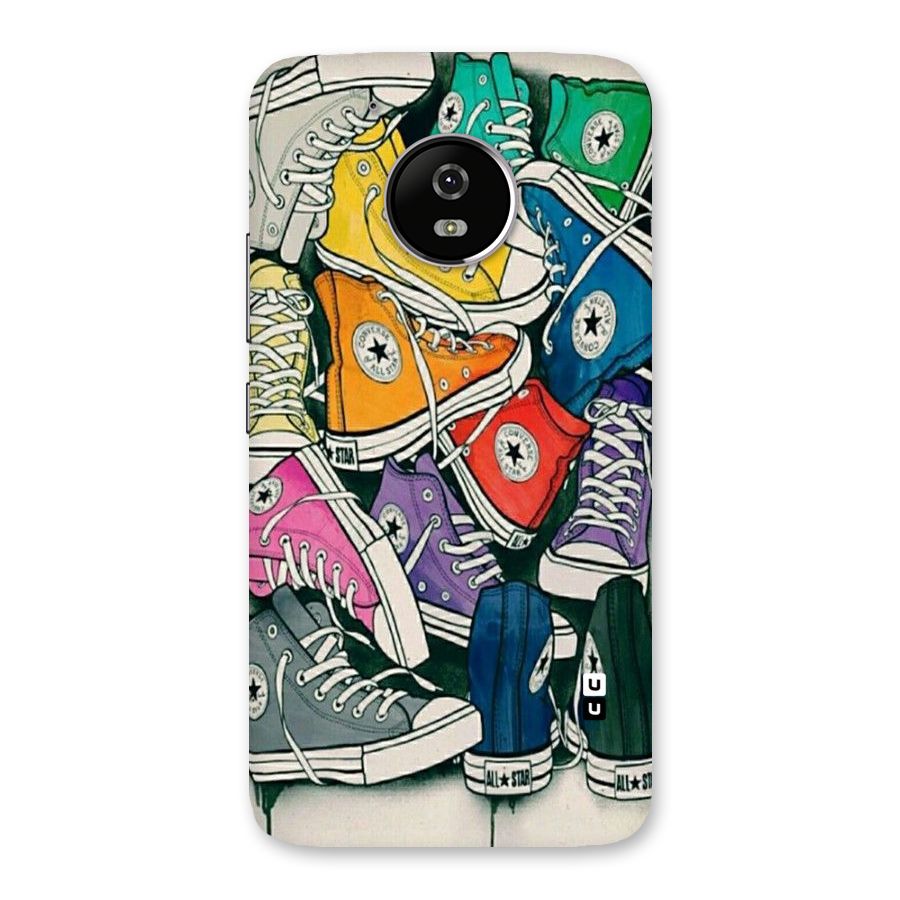 Colorful Shoes Back Case for Moto G5