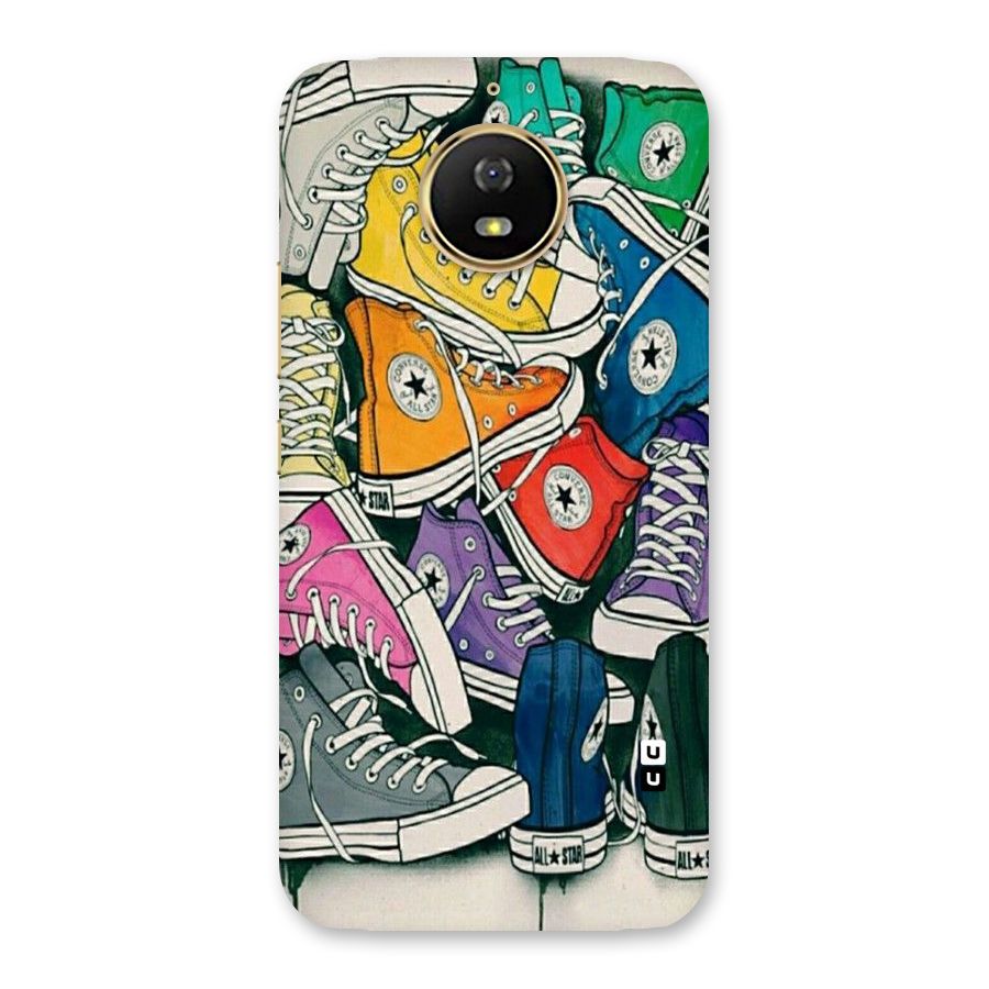 Colorful Shoes Back Case for Moto G5s