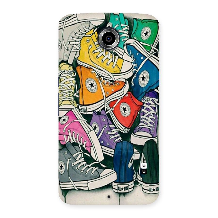 Colorful Shoes Back Case for Nexsus 6