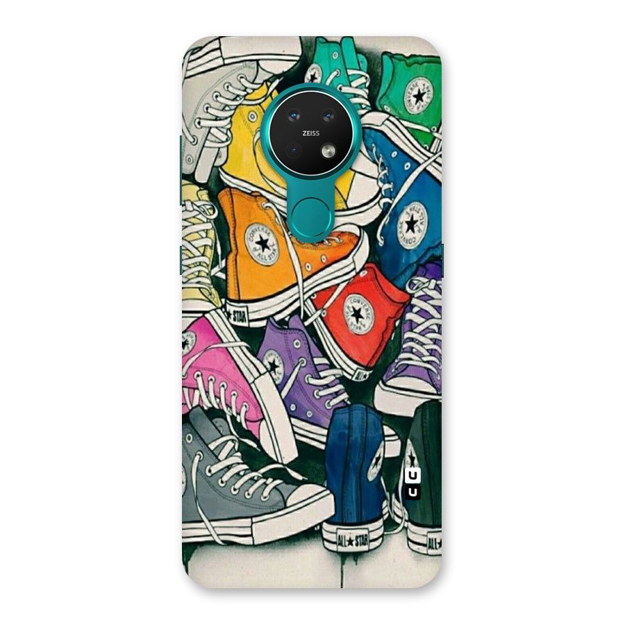 Colorful Shoes Back Case for Nokia 7.2