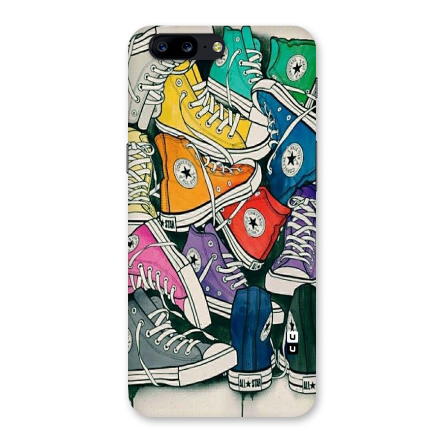 Colorful Shoes Back Case for OnePlus 5