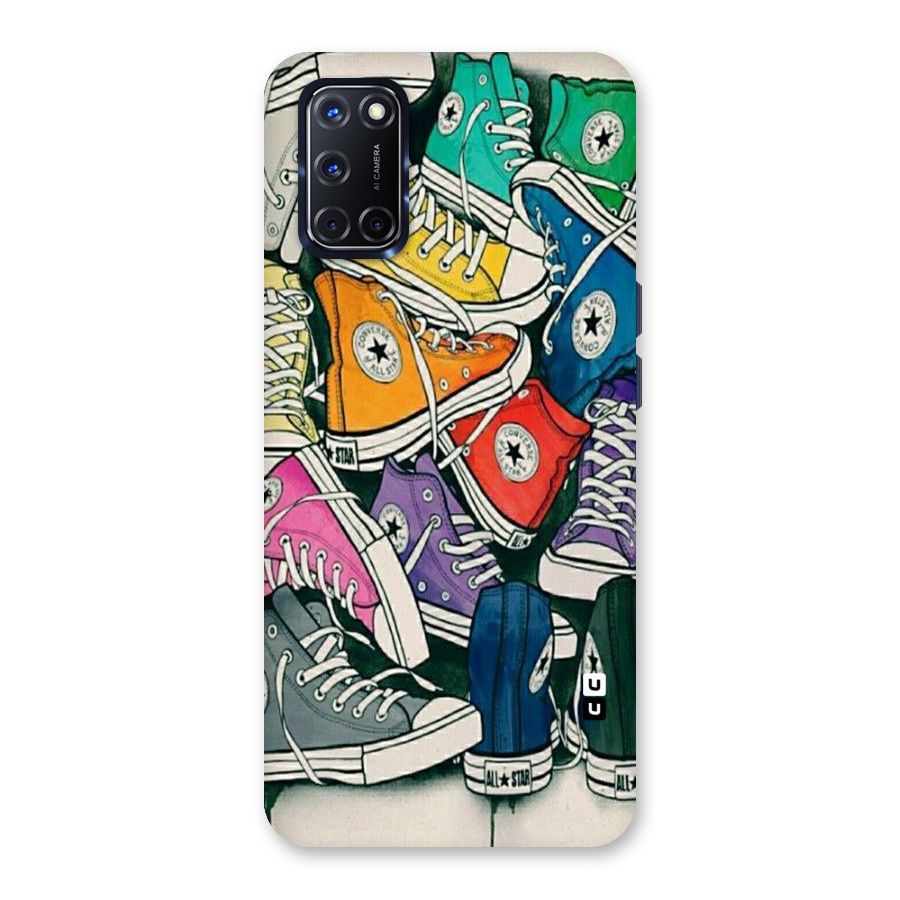 Colorful Shoes Back Case for Oppo A52