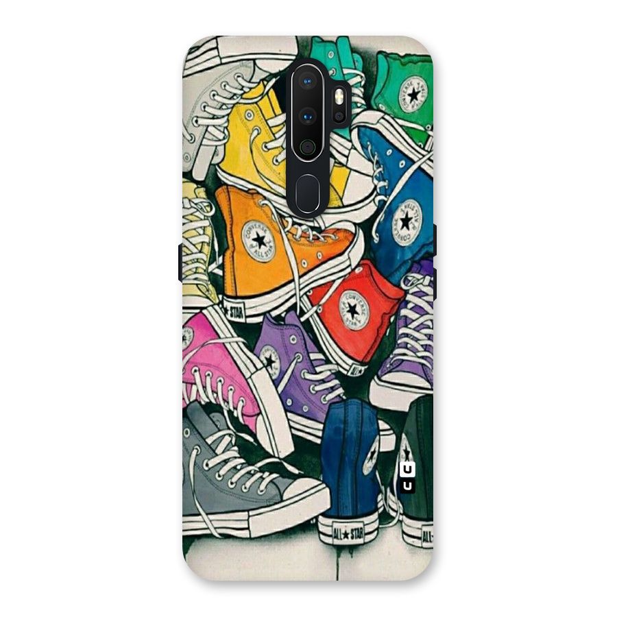 Colorful Shoes Back Case for Oppo A5 (2020)