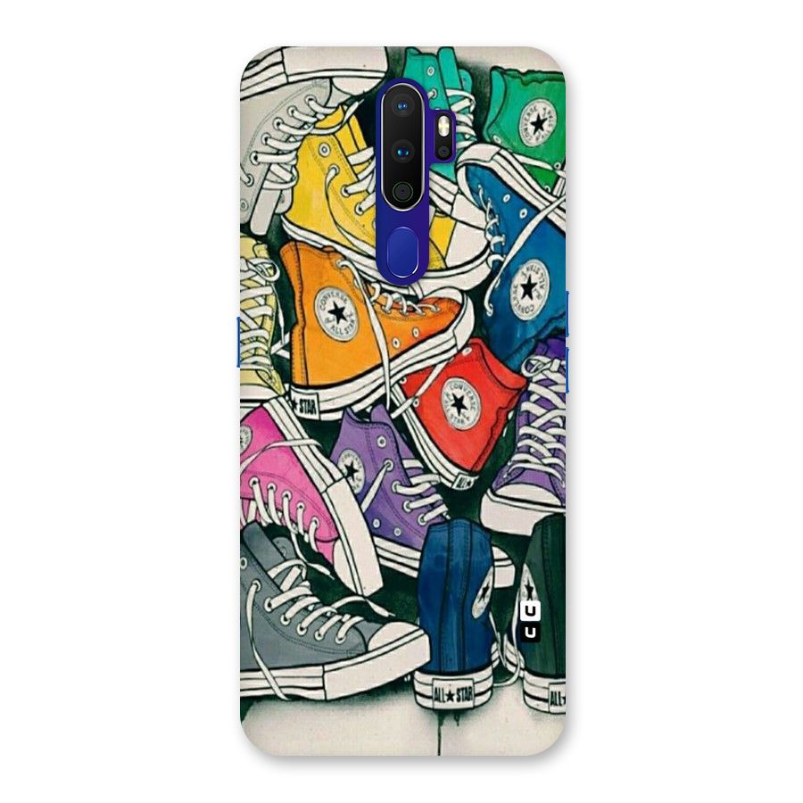 Colorful Shoes Back Case for Oppo A9 (2020)