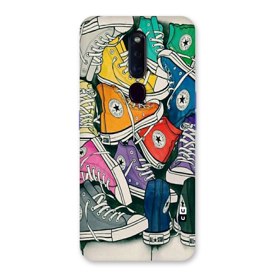 Colorful Shoes Back Case for Oppo F11 Pro