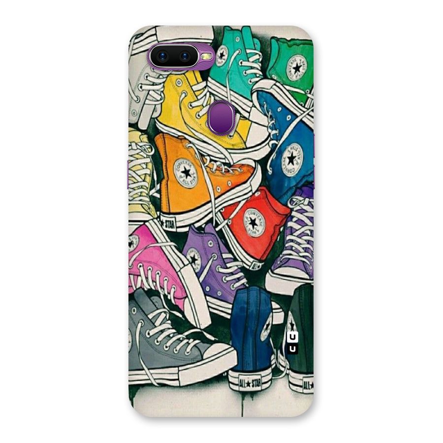 Colorful Shoes Back Case for Oppo F9