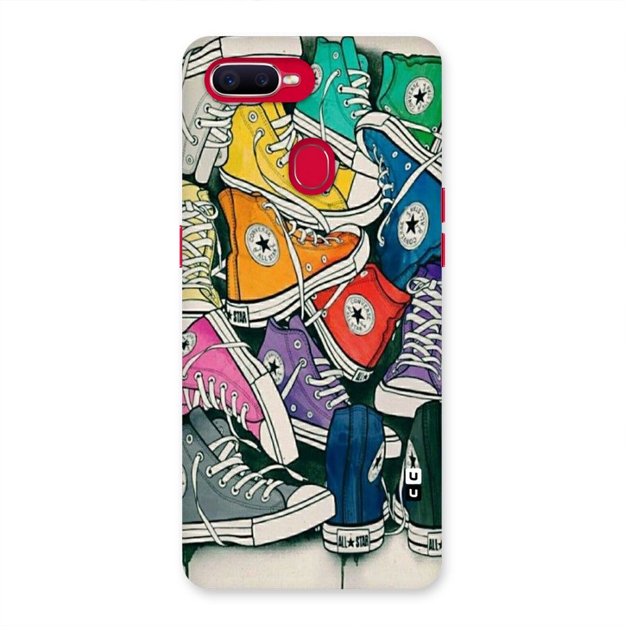 Colorful Shoes Back Case for Oppo F9 Pro