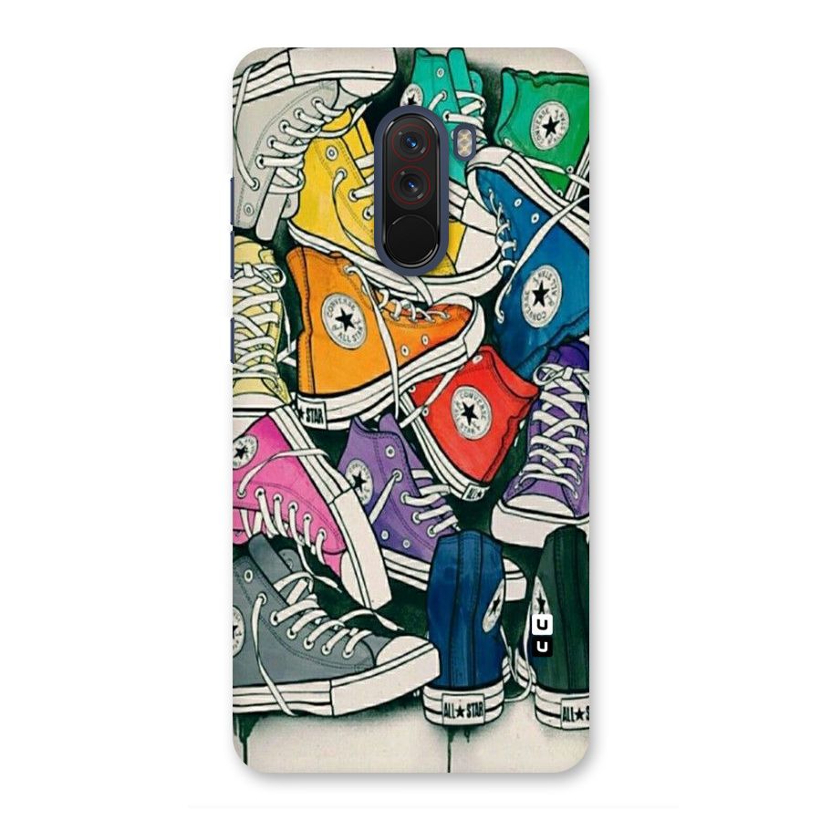 Colorful Shoes Back Case for Poco F1