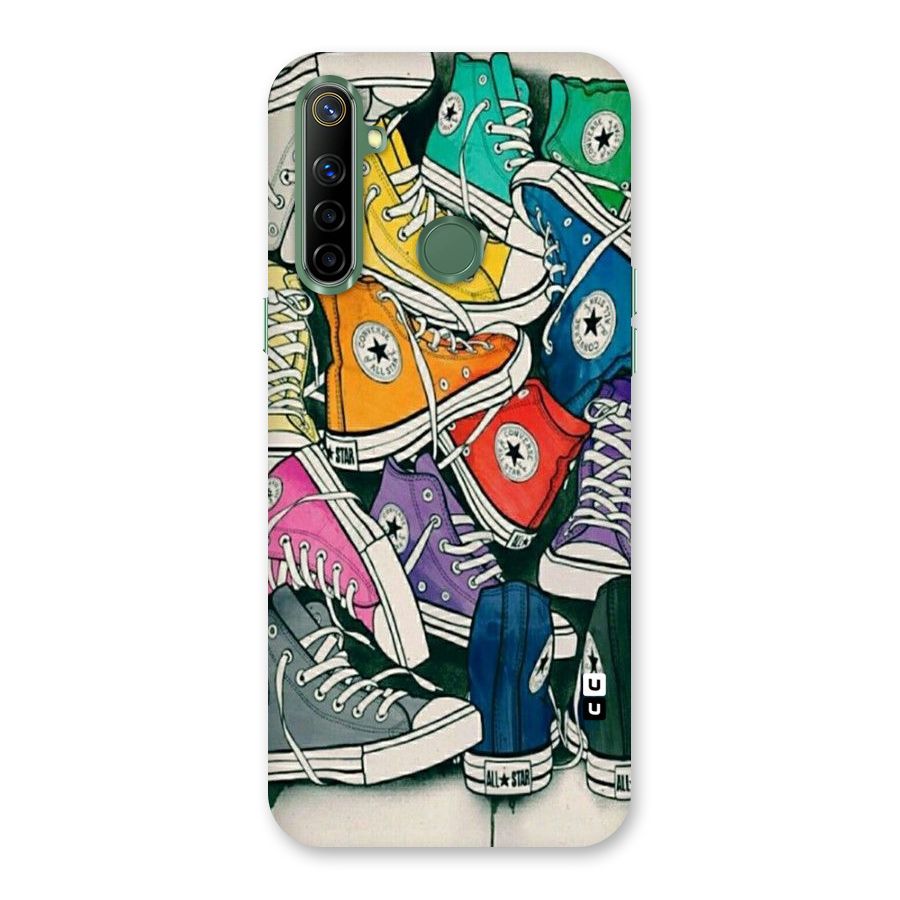 Colorful Shoes Back Case for Realme Narzo 10