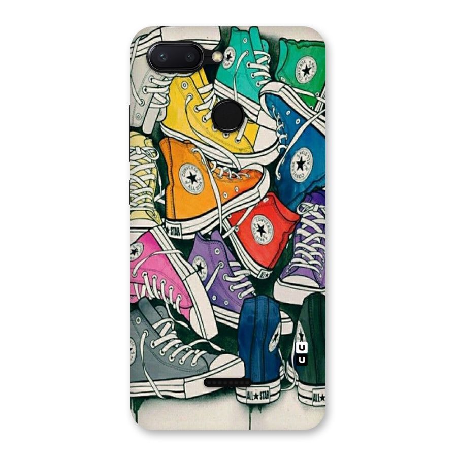 Colorful Shoes Back Case for Redmi 6