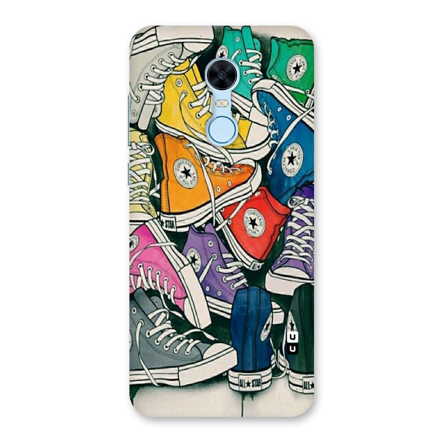 Colorful Shoes Back Case for Redmi Note 5