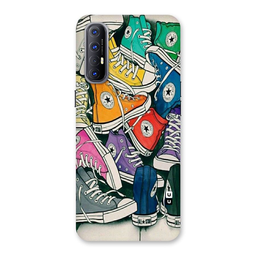 Colorful Shoes Back Case for Reno3 Pro
